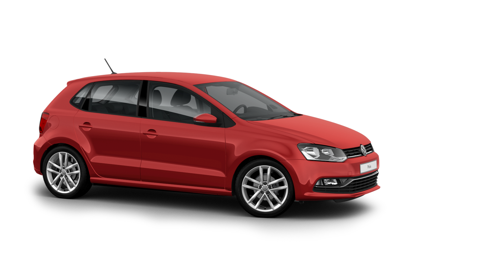 vw volkswagen polo kompaktklasse rot