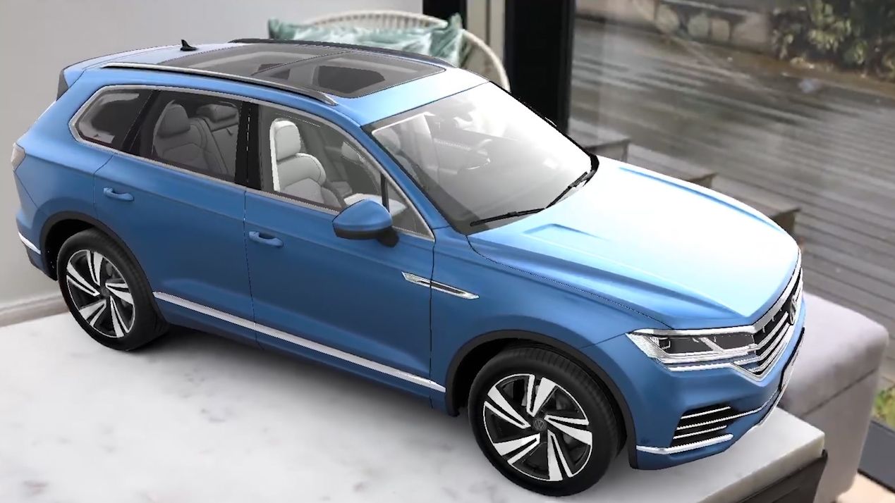 Touareg im virtuellen Showroom konfigurieren