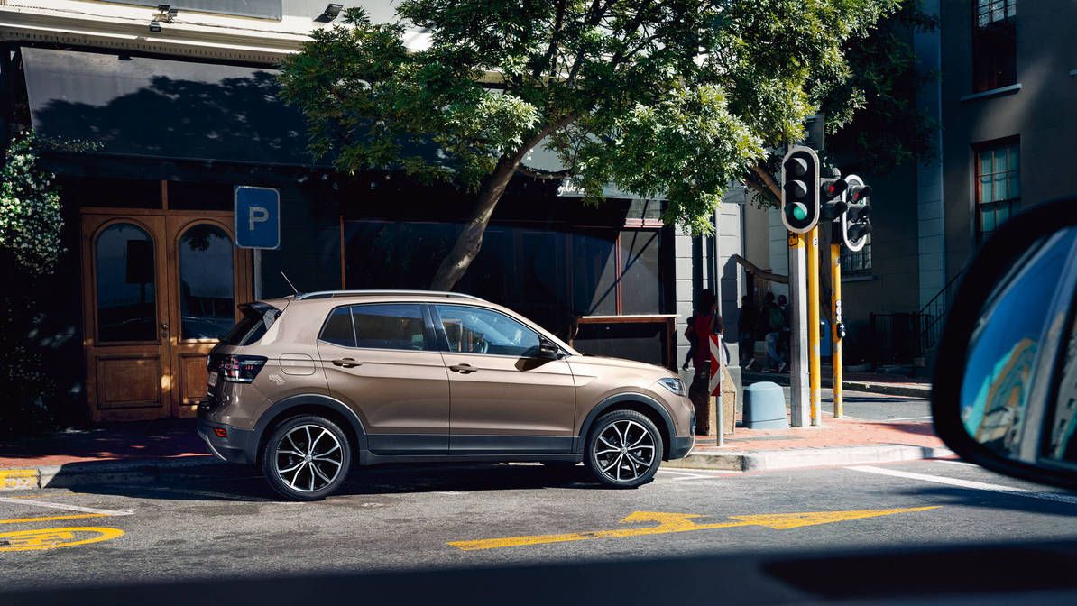 vw volkswagen t-roc fekete dizájn csomag