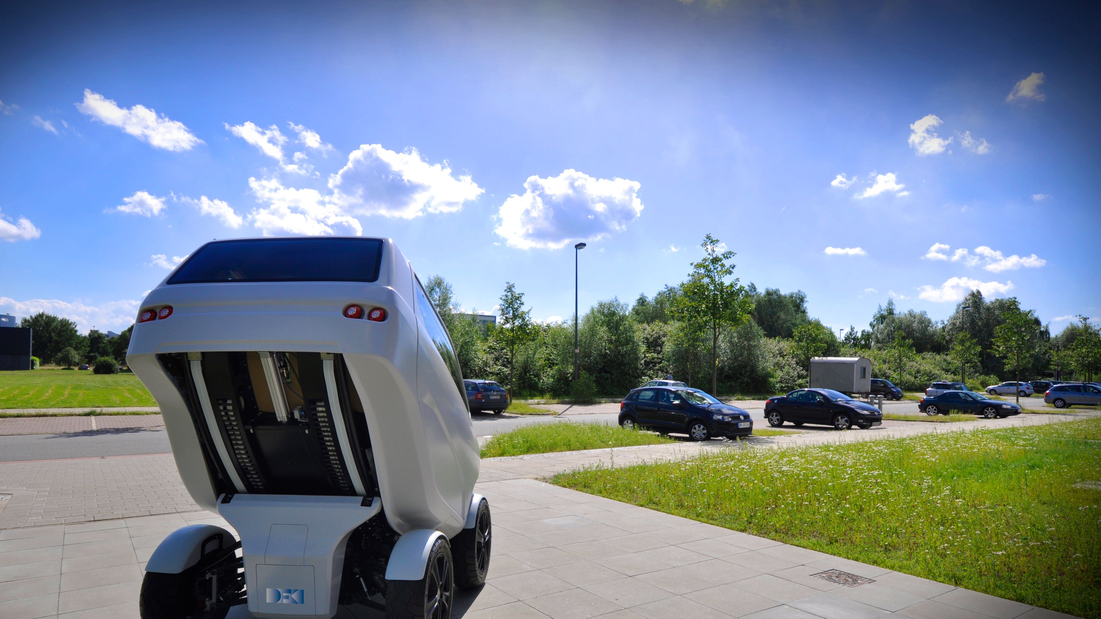 „DFKI“-Elektroauto zum Zusammenfalten