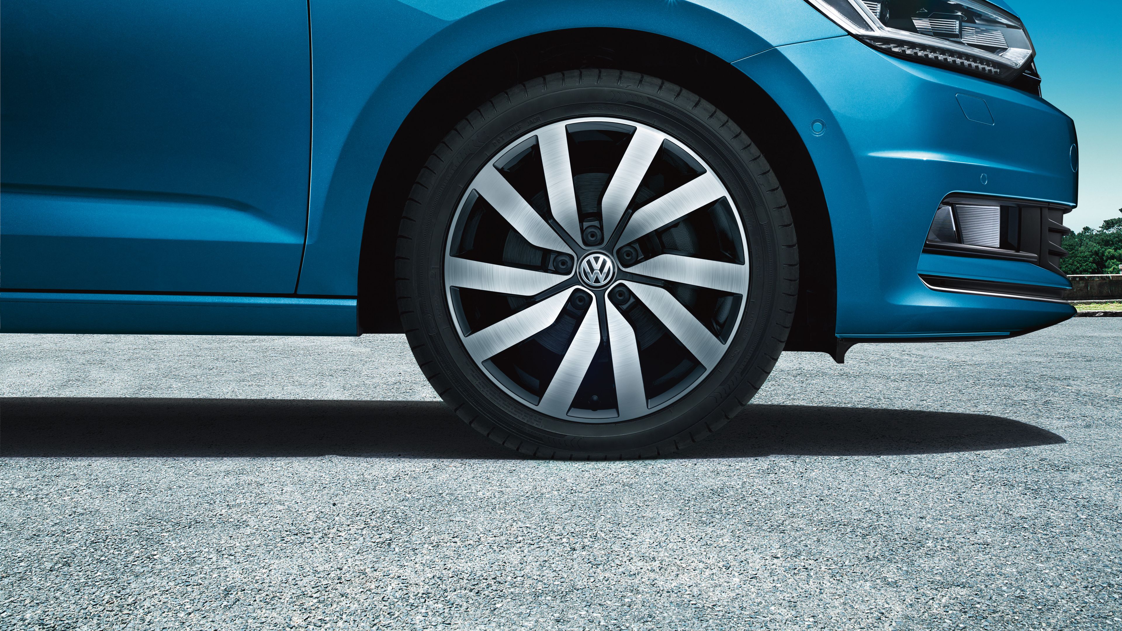 vw touran felgen räder seitenansicht