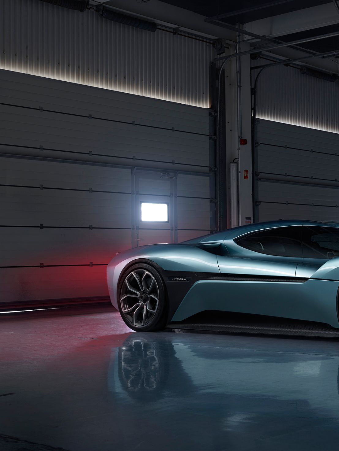 Der elektrische Sportwagen „NIO EP9“