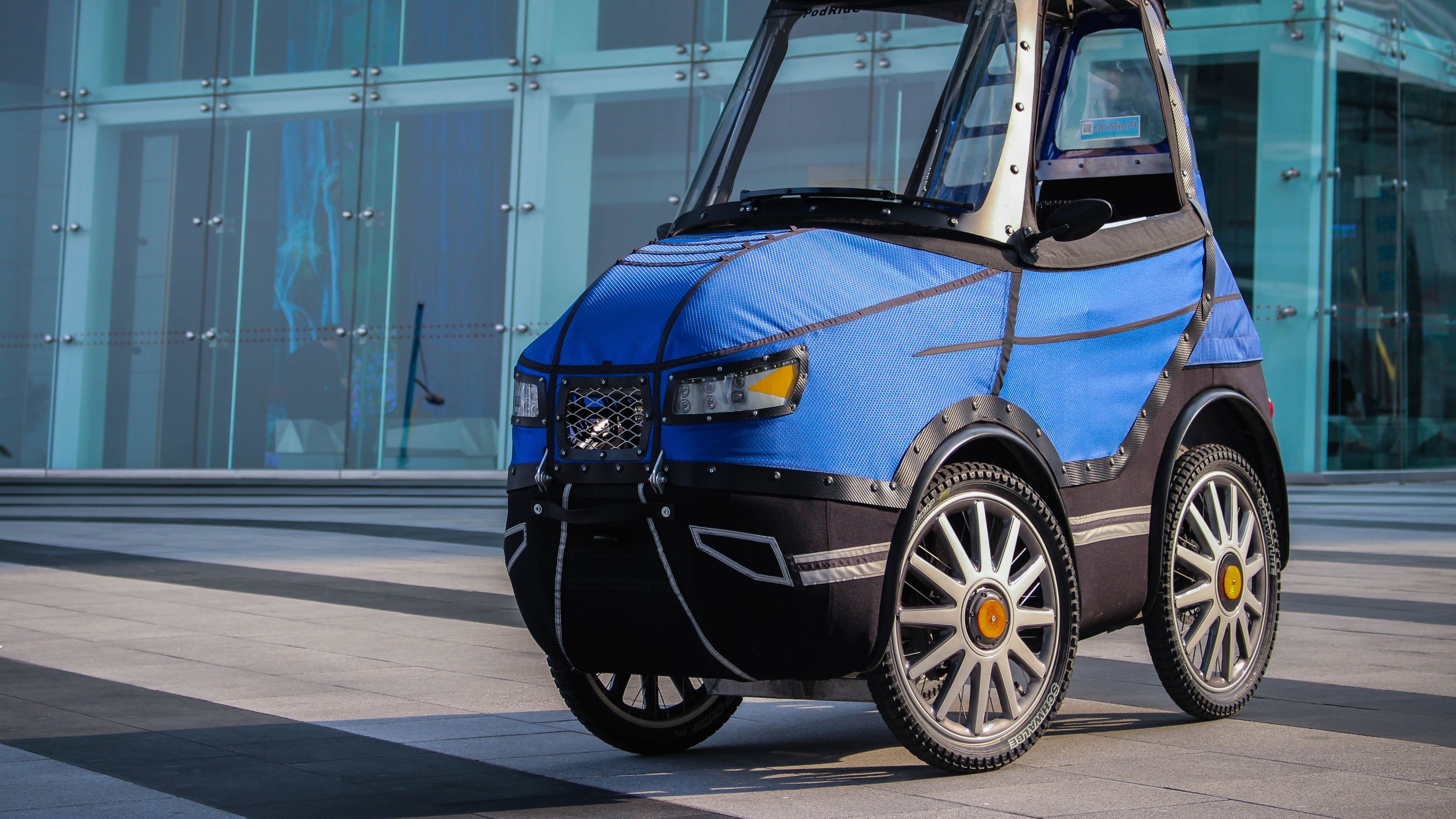 „PodRide“: Halb Elektroauto, halb E-Bike