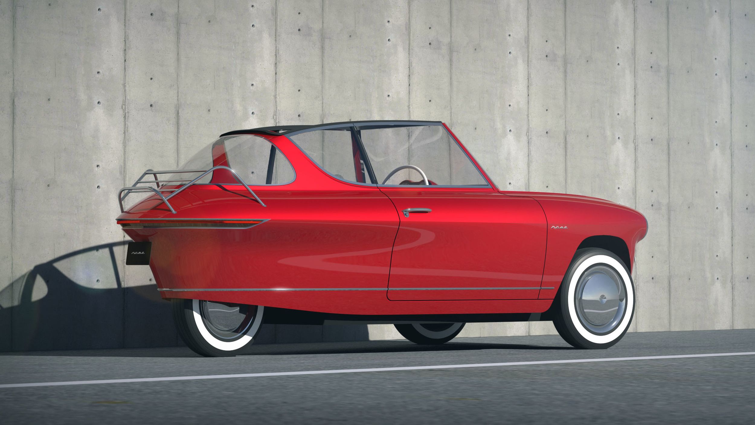 Das E-Auto „Nobe 100” sieht aus wie ein Oldtimer