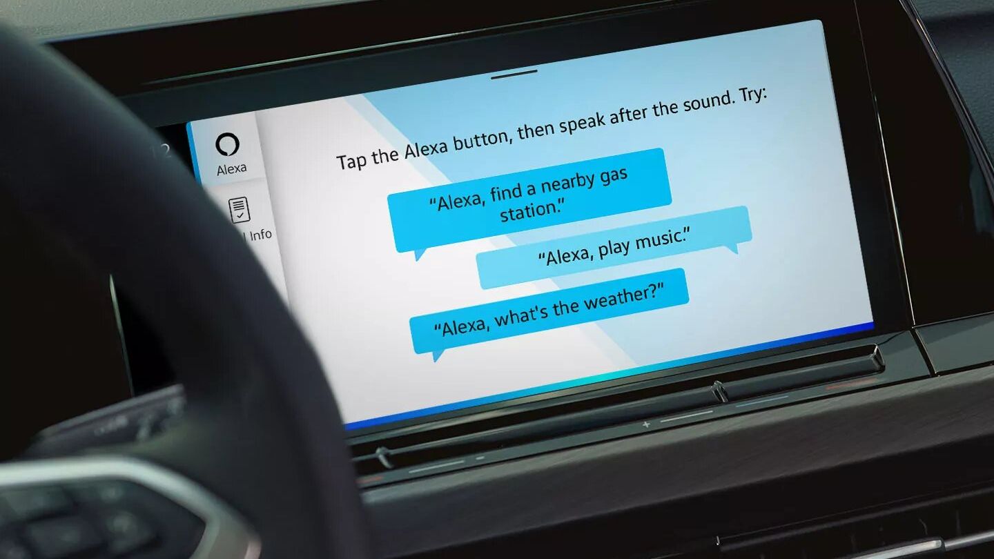 Alexa im Golf Display
