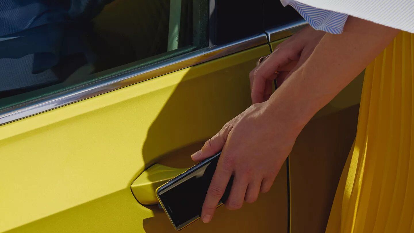 We Connect im Golf Variant bietet Zugriff auf Fahrzeugfunktionen und den mobilen Schlüssel.