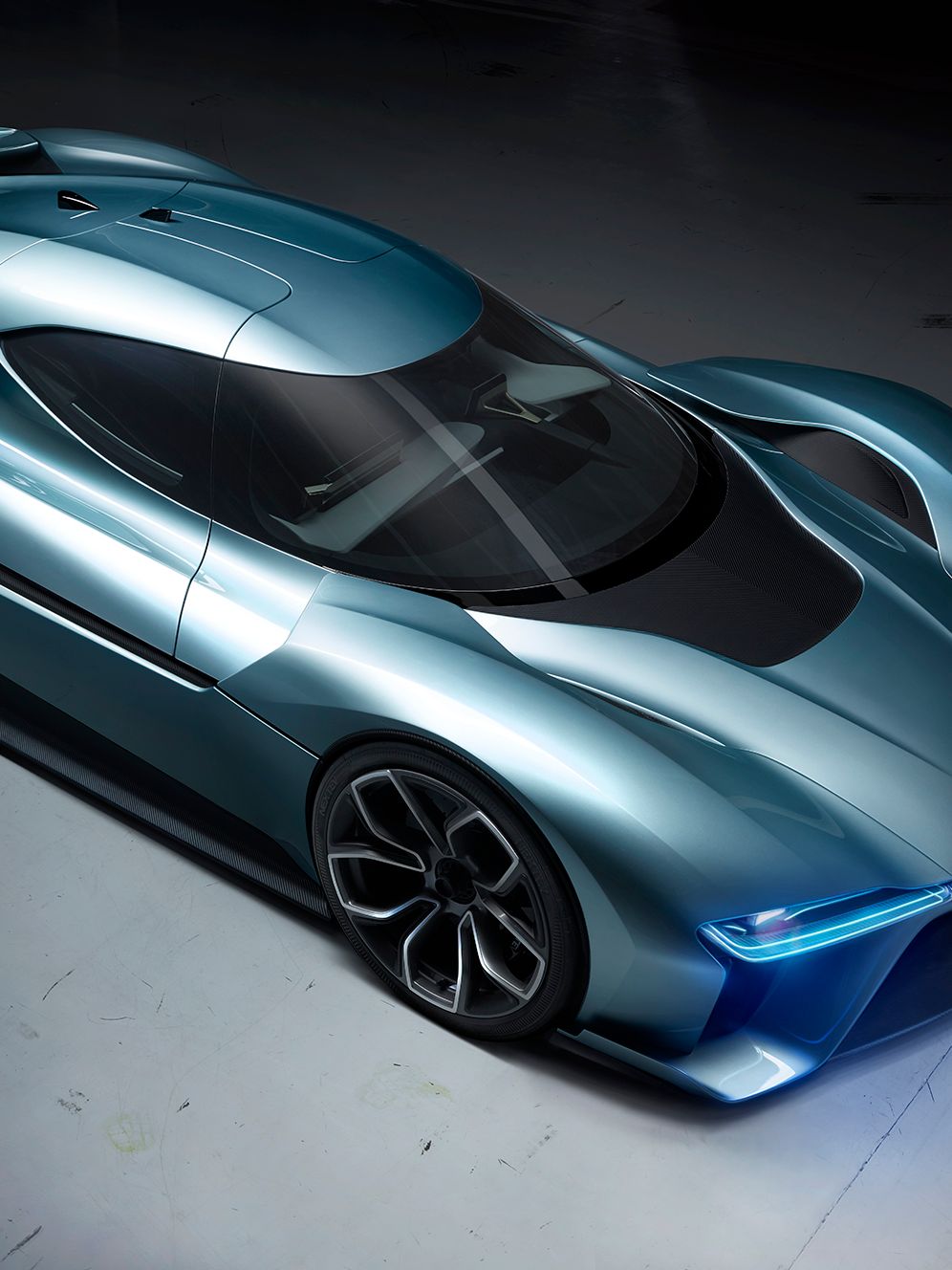 Der Elektroauto-Sportwagen „NIO EP9“