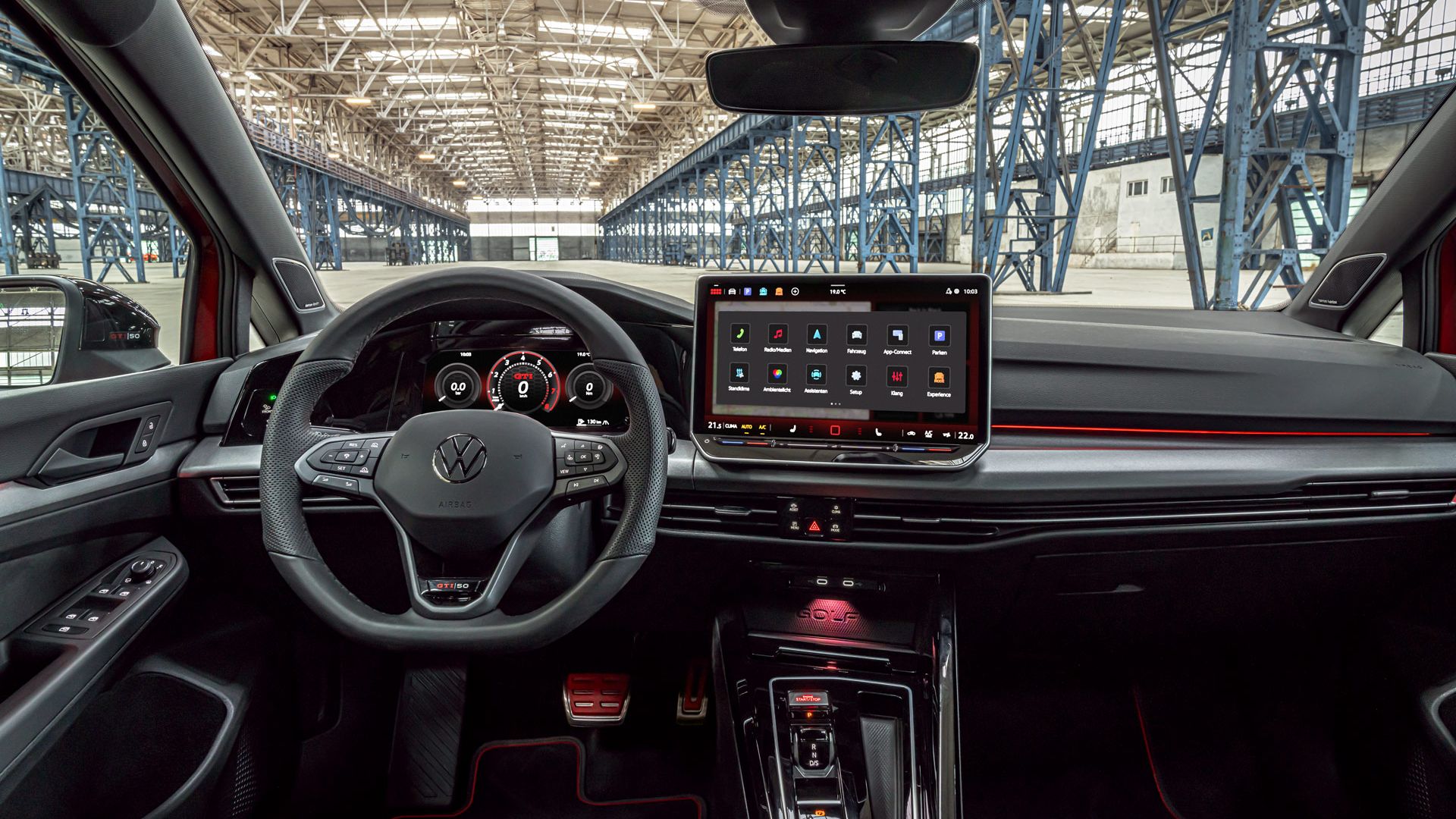  Golf GTI Beltere. Műszerfal és cockpit
