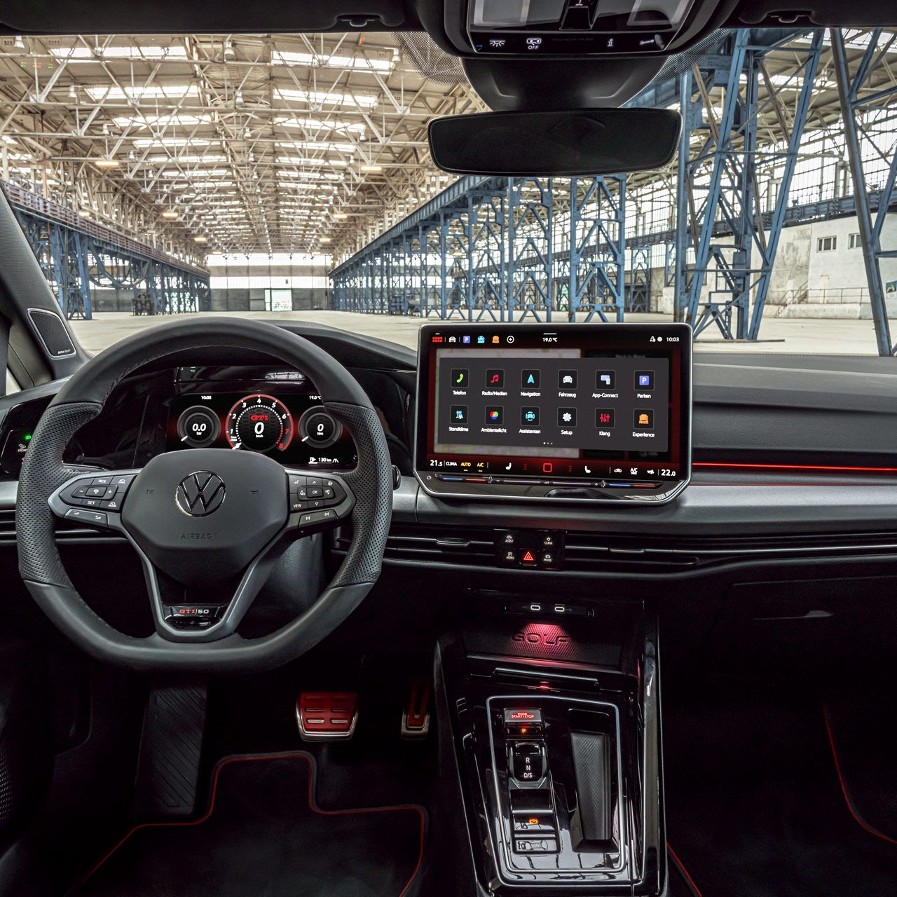  Golf GTI Beltere. Műszerfal és cockpit